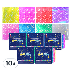 YOUNG ART 星國閃亮色紙, 8色, 10個