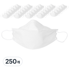 뉴엠 더 상쾌한 마스크 대형 KF94, 1매, 250개, 흰색