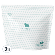 그래잇빌리 전연령 반려동물 오리지널C 프리미엄 소프트 사료, 가수분해연어, 1.5kg, 3개