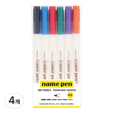 munhwA 簽字筆 6色組, 混色, 4套