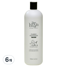 arman 嬰幼兒用衣物柔軟精 鳶尾花香, 1L, 6個