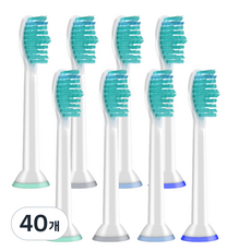 토비메모리 프로리절트 필립스 전동칫솔 호환 리필모, HX6014, 40개
