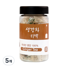 내몸에약초 생강차 티백, 1g, 20개입, 5개