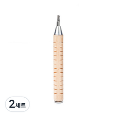 韓國 KIKKERLAND 木柄精密螺絲起子 + 4種起子頭套組 CD512, 2套