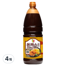 첫맛 돈까스 소스, 1.9kg, 4개