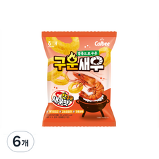 구운새우, 60g, 6개