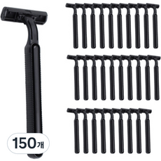 맥라이프 부스터 더블레이어 2단 일회용 면도기 블루, 1개입, 150개