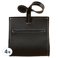 바이데 강아지 깔끔한 편한 풉백파우치, 블랙, 4개, 1개입