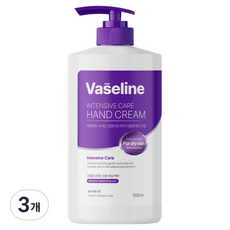 메르헨트 바세린 인센시브 케어 대용량 핸드크림, 500ml, 3개