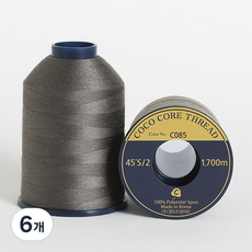 코튼빌 코아사 고급 미싱 재봉실 45수, C085, 6개