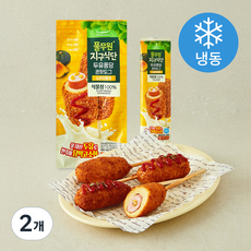 풀무원 지구식단 두유퐁당 콘핫도그 노란단호박 (냉동), 40g, 2개, 5개입