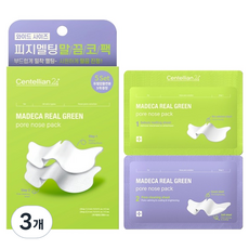 센텔리안24 마데카 리얼 그린 포어 노우즈 팩, 3개, 5개입