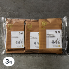 자연나라김 재래 도시락김 3p, 15g, 3개