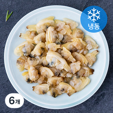 비비수산 자숙 바지락살 (냉동), 400g, 6개