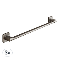 Moreable 免打孔現代簡約毛巾架 40cm, 3個, 霧面金屬