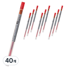 Uni Signo Style Fit凝膠墨水替換芯 0.28mm UMR-109, 紅色, 40個