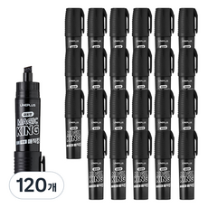 Lineplus Magic King 7-8mm 大容量油性麥克筆, 黑色, 120個