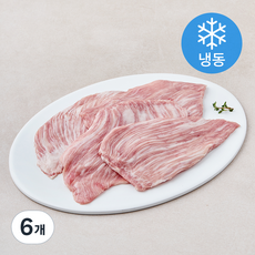 6다이닝 이베리코 항정살 원육 리테일팩 (냉동), 6개, 600g