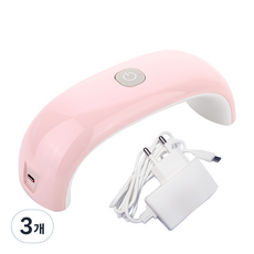 E&C Co. Ltd. L2 LED 凝膠指甲燈, 單色, 3個