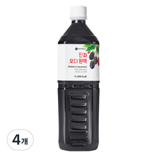 이제부터 진짜 오디 원액, 1L, 4개