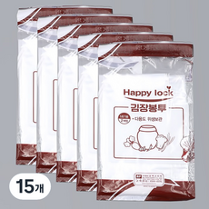 해피락 김장봉투, 15개, 2개입, 소형(약5포기)