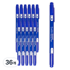 monAmi 特別雙頭簽字筆, 36個, 藍色