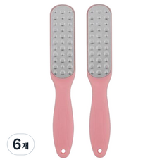 舒適空間 腳底腳後跟去角質器 粉紅色, 100g, 6個, 1入