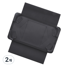 차량용 접이식 태블릿 거치대, 블랙, 2개
