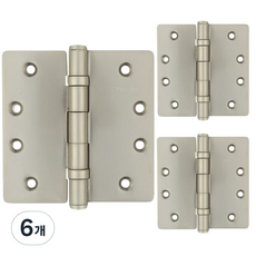 방문용 4인치 5너클 경첩 니켈 4040, 6개