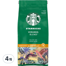 STARBUCKS 星巴克 佛羅娜系列阿拉比卡烘焙綜合咖啡沖泡粉 Mellow&cocoa notes, 200g, 4包