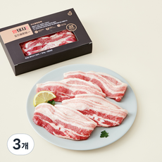 도드람 암퇘지 삼겹살 구이용 (냉장), 500g, 3개