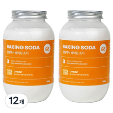 Lifegd100 小蘇打粉, 12個, 500g