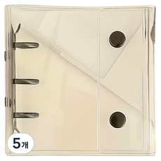 무드잉크 미니 포토카드 바인더 3공 10매 A8, 블랙, 5개