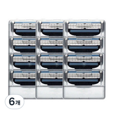 OnBeYou 吉列Mach3相容三層刀片, 6個, 4入