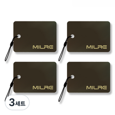 밀레시스텍 도어락 범용 호환 태그키 고리형 4p 세트, 3세트