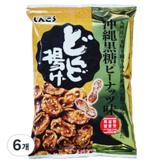 Shinko Dondo揚果子 沖繩黑糖花生風味, 58g, 6包