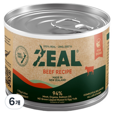 질 전연령 강아지 습식 주식캔, 170g, 6개, 소