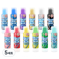 JONG IE NARA Color Pop Glue固體膠, 5套, 180g