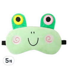 KODACHIEF 睡眠眼罩 青蛙U形嘴 19.5 x 9.5 cm, 5個
