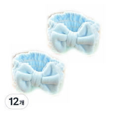 블럭마트 세안 밴드 빅리본, 블루, 12개