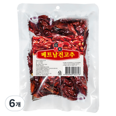 오케이식품 베트남 건 고추, 100g, 6개