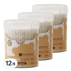 小熊新生兒拭子, 12個, 300入