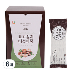 오양식품 표고송이 버섯 마죽, 21g, 13개입, 6개