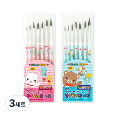 Misoro 7000 畫筆調色板 1241 2 件套, 粉色, 藍色, 3組