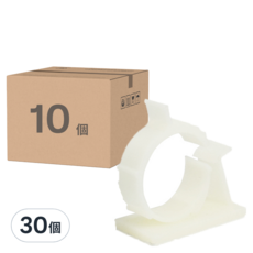 PowerSync 包爾星克 可調式固定座理線夾 ACLTTGL0K9, 30個, 白色