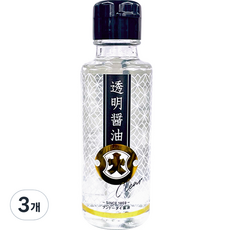 훈도다이 투명 간장 소스, 100ml, 3개