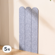 레드퍼피 부착형 펠트 스크래쳐, 그레이, 5개