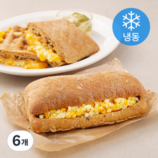 비엔 크림치즈무스 샌드위치 (냉동), 210g, 1개입, 6개