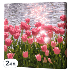 루아즈 DIY 쉬운 그림그리기 세트 20 x 20 cm, 01 윤슬 블라썸, 2세트