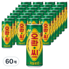 동아오츠카 오란씨 파인애플 캔, 250ml, 60개